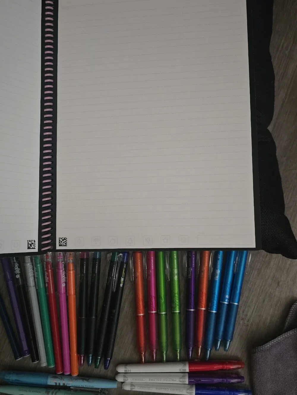Ultimate Rocketbook Fusion Plus Set - Rose Pink Notebook + 20+ FriXion Pens Etc